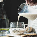 350 ml de leche redonda de café con leche bebida para beber